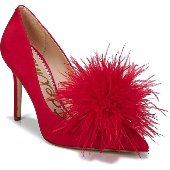 sam edelman feather pumps